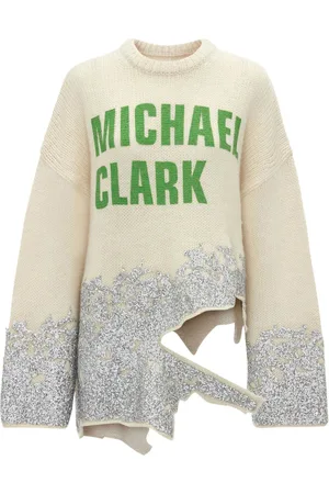 J.W.Anderson Suéter con detalle de glitter y efecto envejecido de x Michael Clark