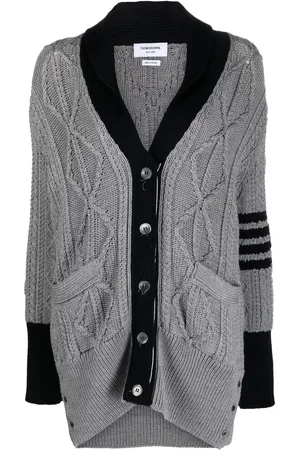 Thom Browne Cárdigan con motivo 4-Bar