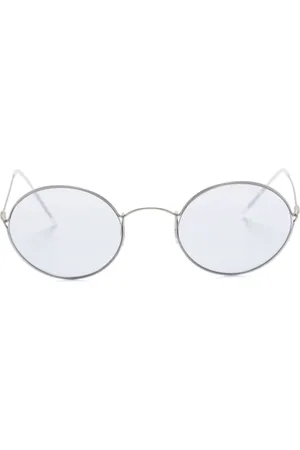 Giorgio Armani Lentes de sol con armazón redonda y micas oscuras