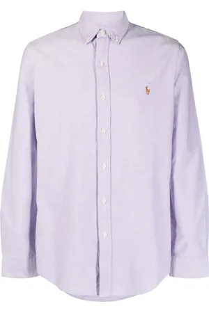 Ralph Lauren Camisa oxford con logo bordado