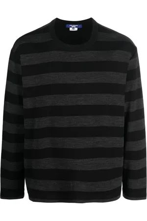 JUNYA WATANABE Sudadera con cuello redondo y motivo de rayas