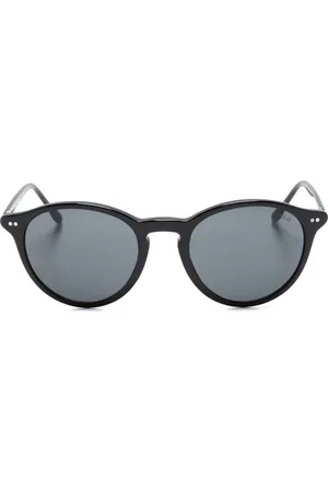 Ralph Lauren Lentes de sol con armazón redonda estilo carey