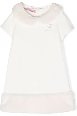 MISS BLUMARINE Vestido con aplique del logo
