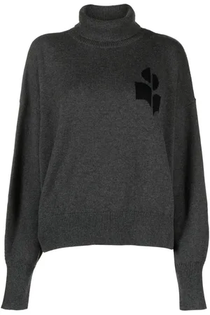 Marant Etoile Suéter Nash con logo en intarsia