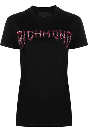 John Richmond Playera Telis con detalles del logo