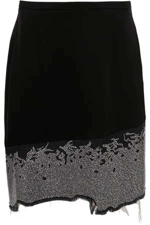 J.W.Anderson Falda asimétrica con detalle de glitter