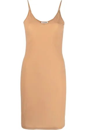 Jil Sander Vestido corto con cuello en V