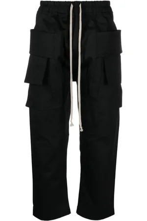 Rick Owens Pantalones cargo con diseño corto