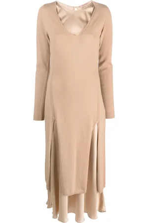 Twin-Set Vestido estilo suéter a capas