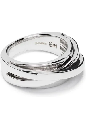 TOM WOOD Anillo Orb Slim en plata de ley