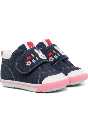 Miki House Zapatillas Bunny con tira autoadherente