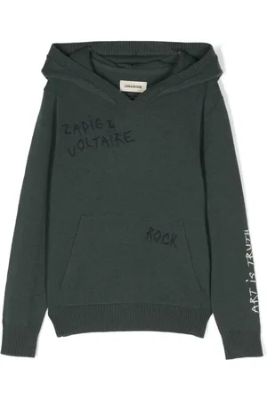 Zadig & Voltaire Hoodie con logo bordado