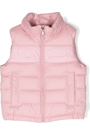 Moncler Chaleco capitonado con logo bordado