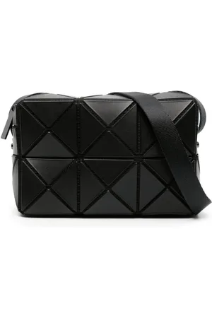 Issey Miyake Bolsa crossbody con motivo geométrico