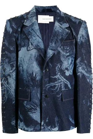 Feng Chen Wang Blazer cortado a láser con botones