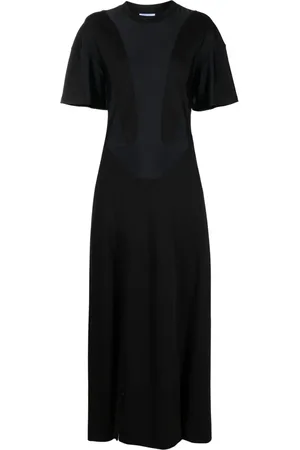 MUGLER Vestido largo con abertura lateral