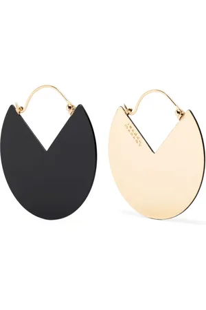 Isabel Marant Aretes 90º de dos tonos