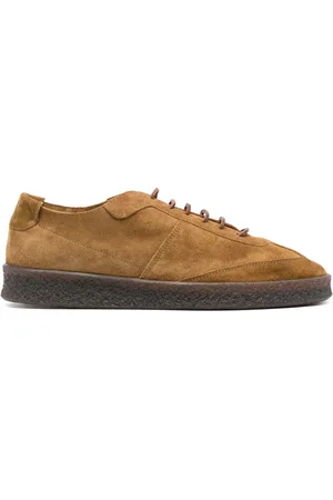 Buttero Zapatos derby de gamuza con logo bordado