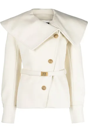 Balmain Chamarra con cuello oversize
