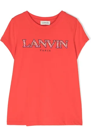 Lanvin Playera con apliques del logo