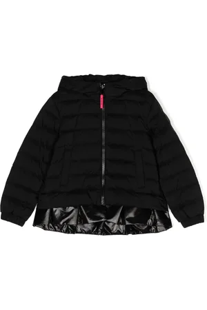 Moncler Chamarra capitonada con dobladillo plisado