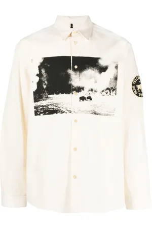 OAMC Camisa manga larga con estampado gráfico