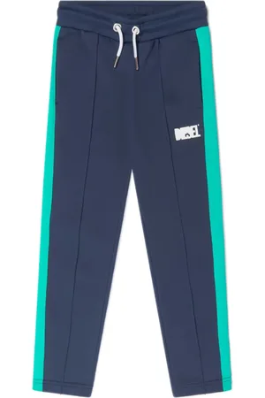 Diesel Pants con cordones en la pretina y logo estampado