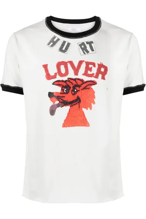 ERL Playera con eslogan estampado