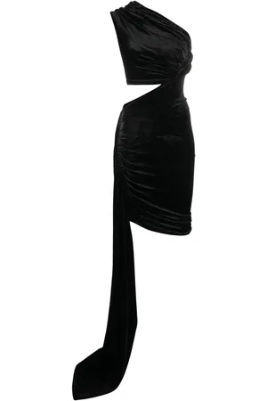 Rick Owens Vestido midi con detalle drapeado