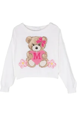 MONNALISA Suéter con motivo de oso en intarsia