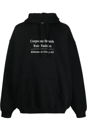 Vetements Hoodie oversize con estampado gráfico