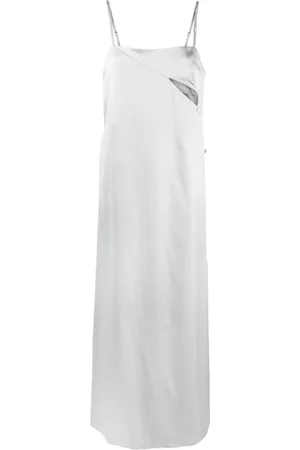 Low Classic Vestido midi sin mangas con abertura
