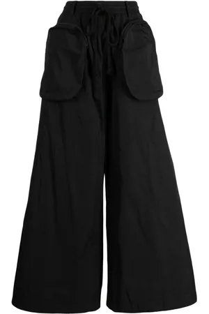 MELITTA BAUMEISTER Pantalones anchos con bolsillos oversize