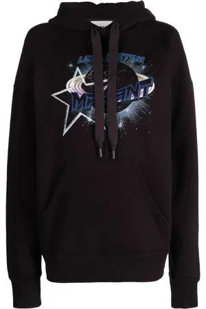 Marant Etoile Hoodie con logo estampado y cordones