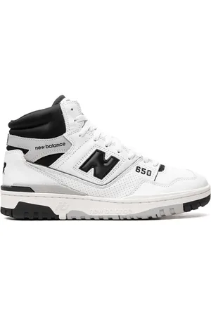 New Balance "tenis altos 650 ""White/Black"""