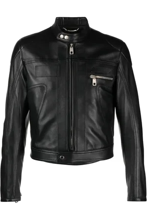 Dolce & Gabbana Chamarra biker con cierre
