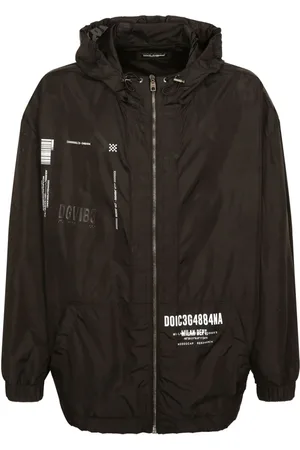 Dolce & Gabbana Chamarra con capucha y logo estampado