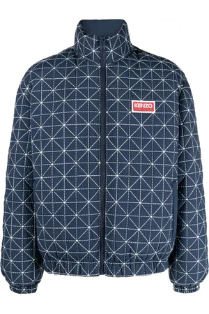 Kenzo Chamarra con costura Sashiko