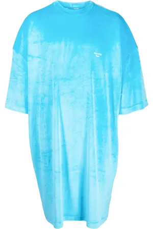 TEAM WANG design Vestido camisero de terciopelo Sparkles