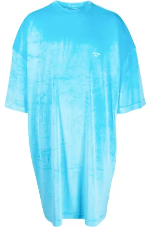 TEAM WANG design Vestido camisero de terciopelo Sparkles