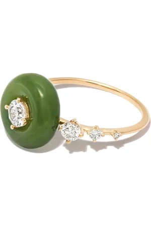 Fernando Jorge Anillo Surround Orbit en oro amarillo de 18kt con diamante