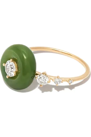 Fernando Jorge Anillo Surround Orbit en oro amarillo de 18kt con diamante