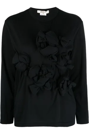 Comme des Garçons Playera con detalle floral