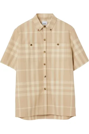 Burberry Camisa con cuadros estampados