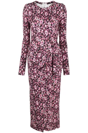 Marant Etoile Vestido midi Lisy con estampado floral