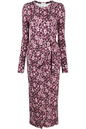 Marant Etoile Vestido midi Lisy con estampado floral