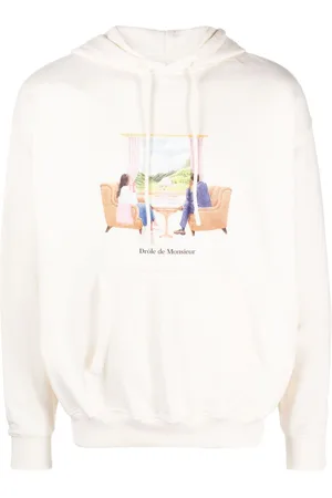 Drôle de Monsieur Hoodie Voyage con logo estampado