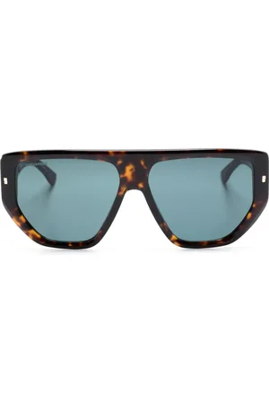 Dsquared2 Lentes de sol Hype con armazón estilo piloto tipo carey