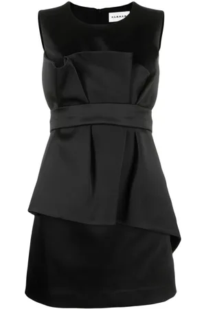 P.A.R.O.S.H. Vestido corto sin mangas con cinturón