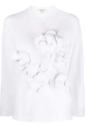 Comme des Garçons Playera con detalles de aplique